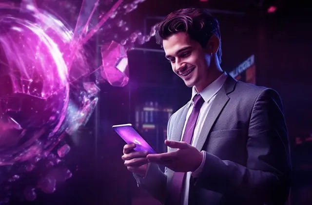 Ilustrasi teknologi keamanan data modern pada platform hiburan online di Indonesia